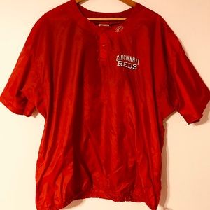 Vintage Rawlings Cincinnati Reds Windbreaker Shirt